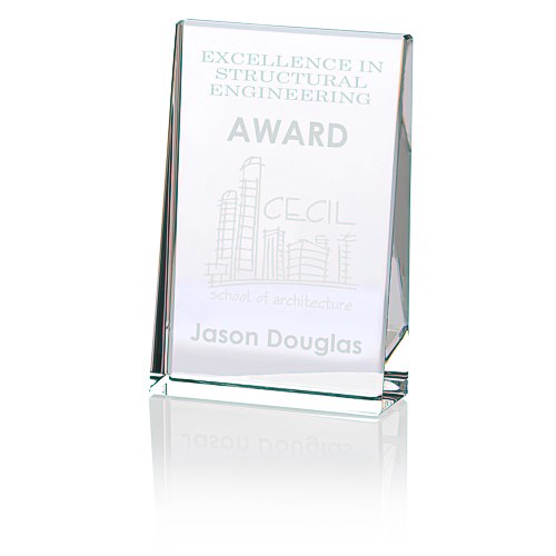 Distinction Crystal Award - 6" Main Image
