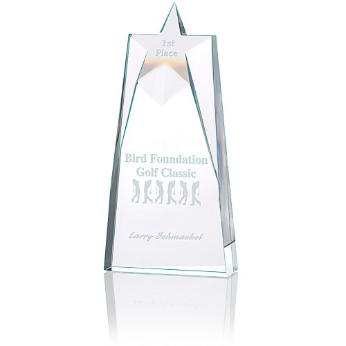 Shooting Star Crystal Award - 10" Main Image