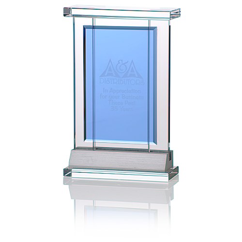 Indigo Celebration Crystal Award - Rectangle Main Image