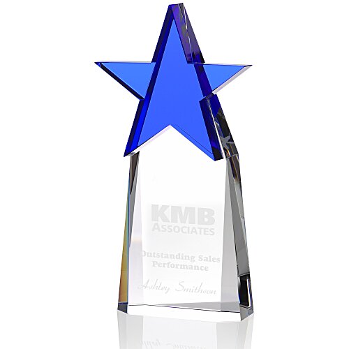 Colorful Star Crystal Award Main Image