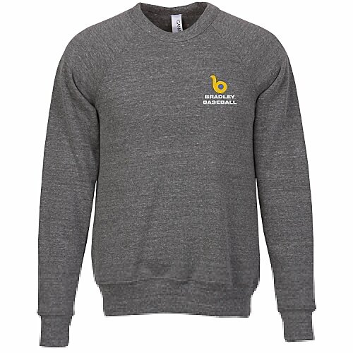 Bella+Canvas Tri-Blend Sponge Fleece Crewneck - Embroidered Main Image