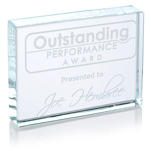 Landscaped Starfire Glass Paperweight Main Image