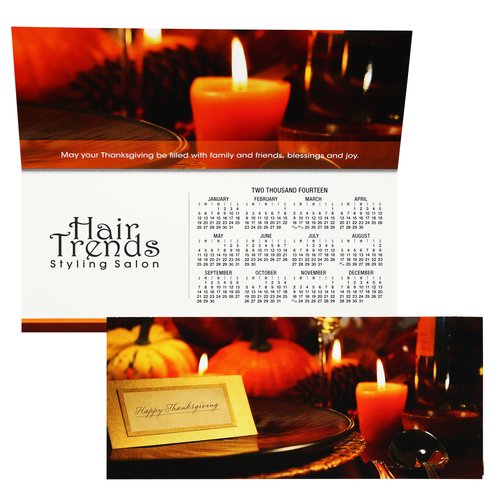 Greet n Keep Calendar Card - Thanksgiving Main Image