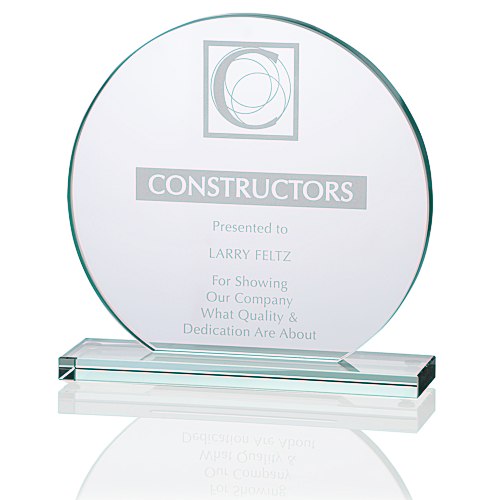 Orbit Jade Glass Award - 7" Main Image