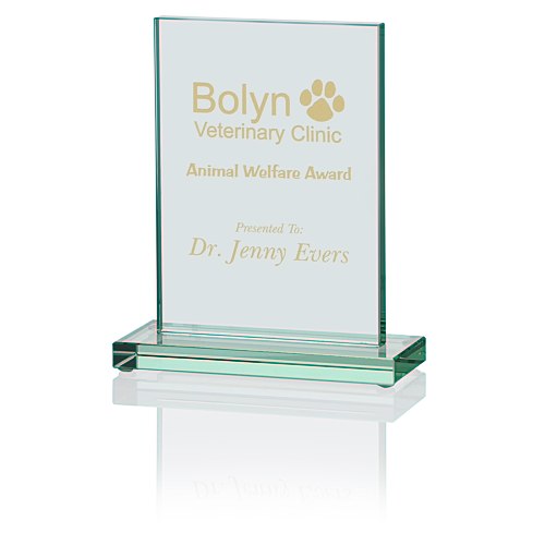 Panel Jade Glass Award - 6" Main Image