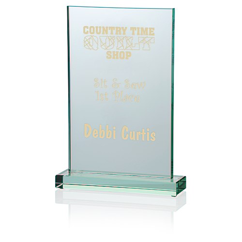 Panel Jade Glass Award - 10" Main Image