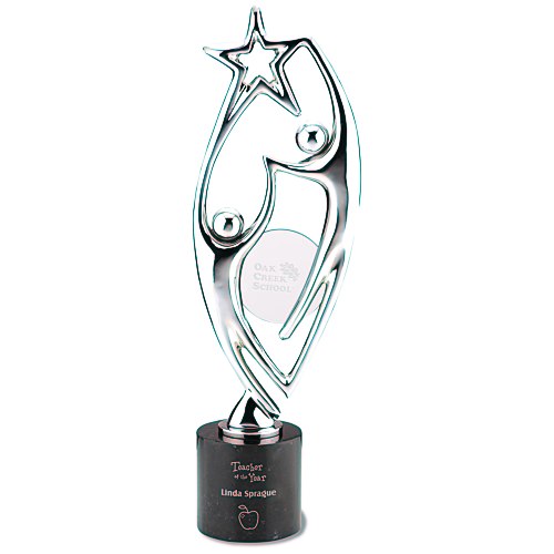 Applause Cast Metal Achievement Award - 16" - Chrome Main Image