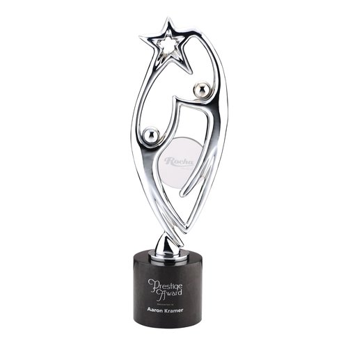 Applause Cast Metal Achievement Award - 14" - Chrome Main Image