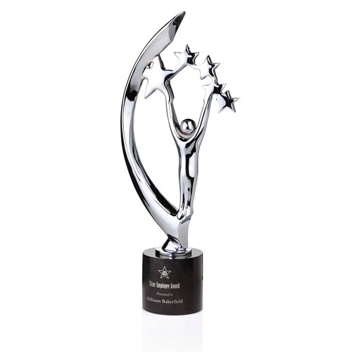 Masterpiece Cast Metal Achievement Award - 16" - Chrome Main Image