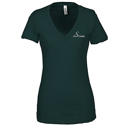 Bella+Canvas Tri-Blend Deep V-Neck T-Shirt - Ladies' Main Image