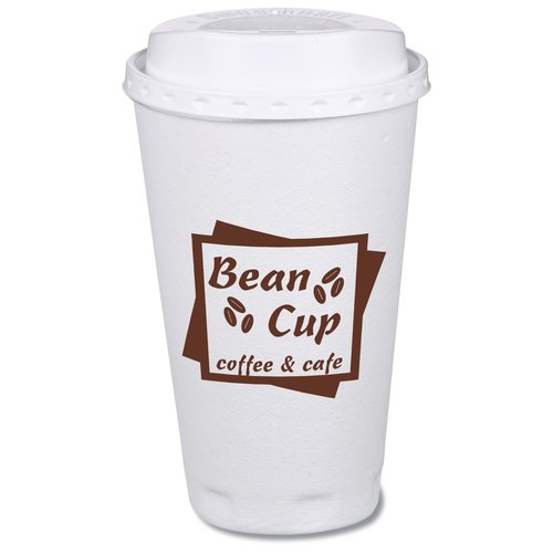 Trophy Hot/Cold Cups w/Traveler Lid - 16 oz. Main Image
