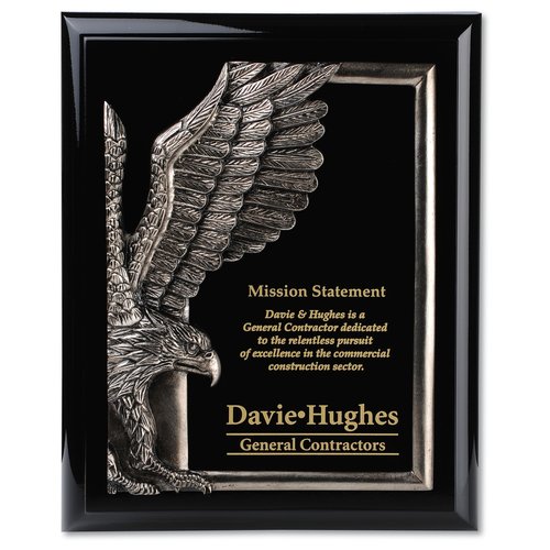 Majestic Eagle Plaque - 10" - Black Main Image