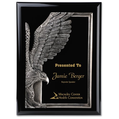 Majestic Eagle Plaque - 12" - Black Main Image