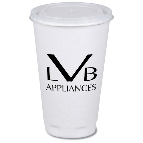 Trophy Hot/Cold Cup with Straw Slotted Lid - 16 oz.- Low Qty Main Image
