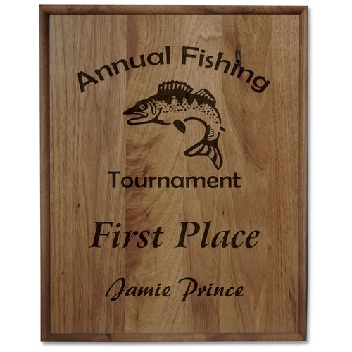 Walnut Finished Wood Plaque - 15" Main Image