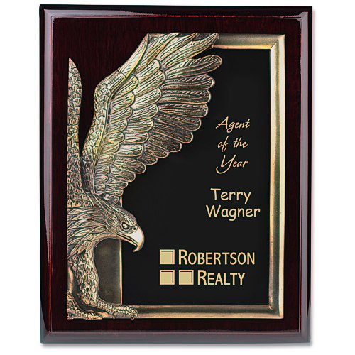 Majestic Eagle Plaque - 13" - Cherry Main Image