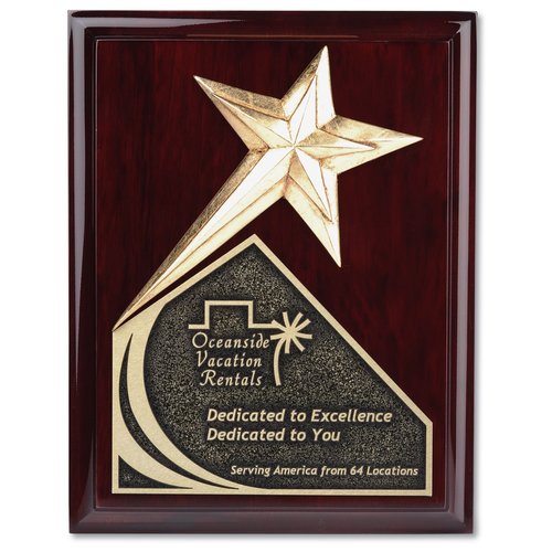 Soaring Star Plaque - 9" - Cherry Main Image