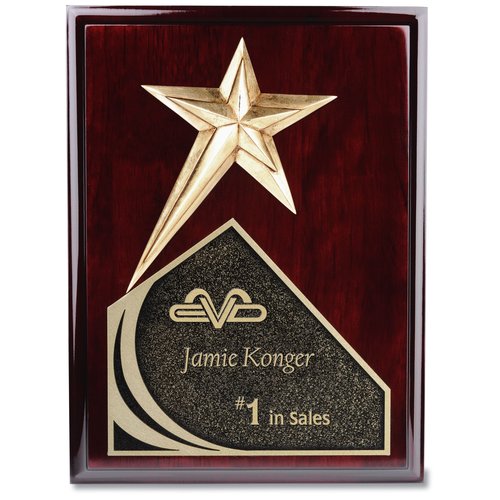 Soaring Star Plaque - 10" - Cherry Main Image