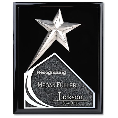 Soaring Star Plaque - 12" - Black Main Image