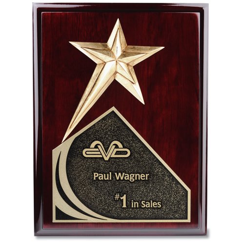 Soaring Star Plaque - 12" - Cherry Main Image