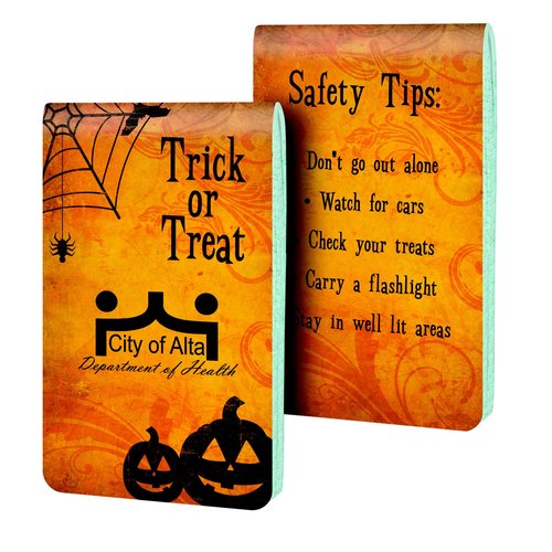 Full Color Memo Book - Trick or Treat Main Image