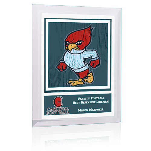 Full Color Glass Plaque - 10" Main Image