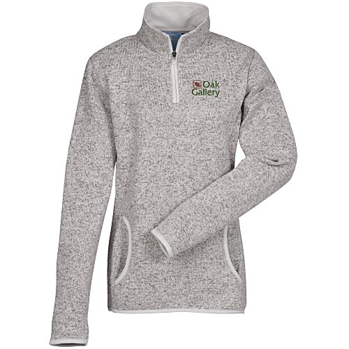 Heathered Fleece Pullover - Ladies' Main Image