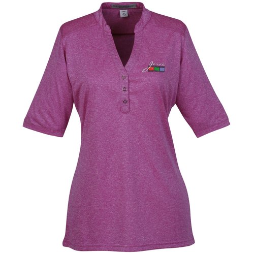 Cross Dye Performance Henley - Ladies' Main Image