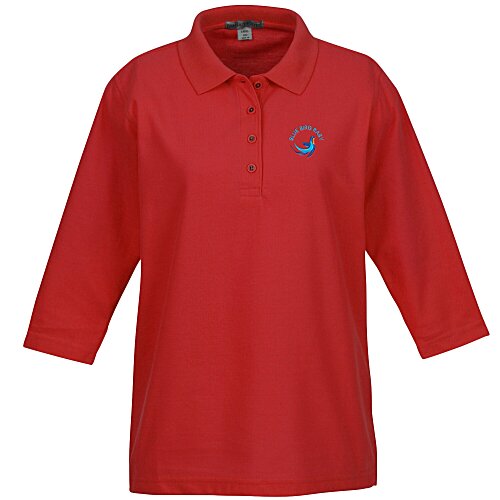 Silk Touch 3/4 Sleeve Shirt - Ladies' Main Image