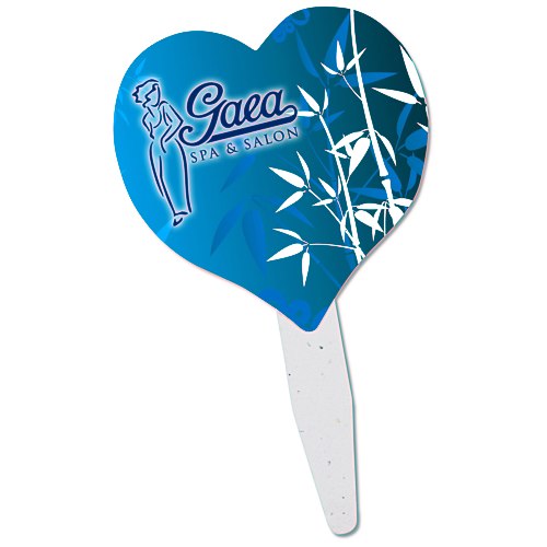 Grow Stick Mini Hand Fan - Heart Main Image