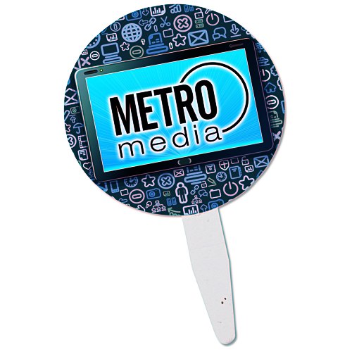 Grow Stick Mini Hand Fan - Round Main Image