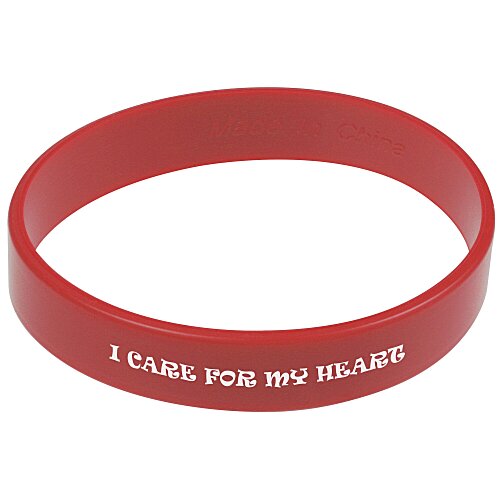 Printed Silicone Wristband Main Image