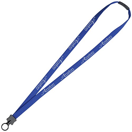 Lanyard with Neck Clasp - 5/8 inch - 32 inches - Plastic O-Ring - 24 hr Main Image