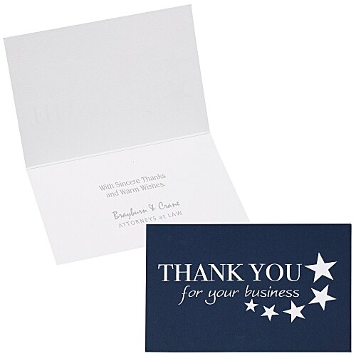 Thank You for Your Business Note Card Main Image