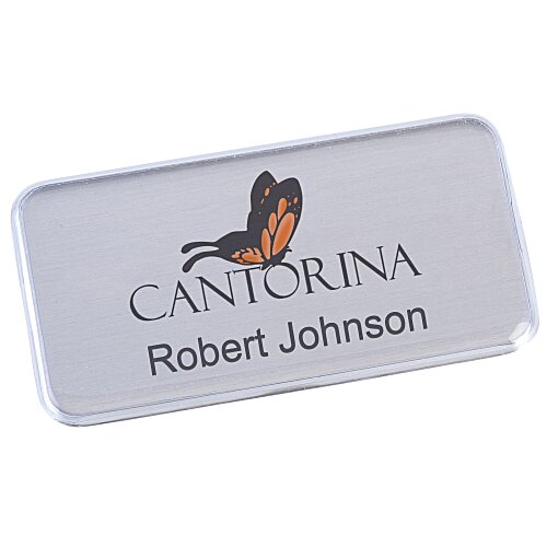 Click It Name Badge - 1-1/2" x 3" - Jeweler's Pinback Main Image