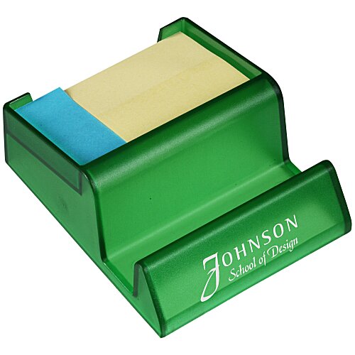 Media Stand with Adhesive Notes - Translucent Main Image