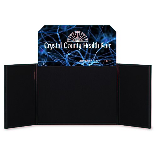 Briefcase Tabletop Display with Octagon Header - 18" x 48" Main Image