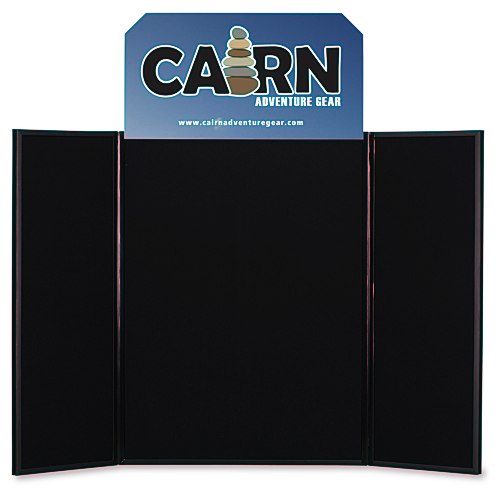 Briefcase Tabletop Display with Octagon Header - 32" x 48" Main Image