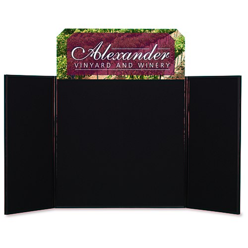 Briefcase Tabletop Display with Octagon Header - 32" x 64" Main Image