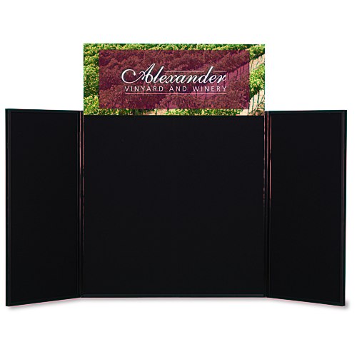 Briefcase Tabletop Display with Rect. Header - 32" x 64" Main Image