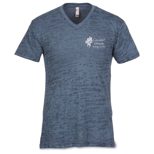 Next Level Burnout V Neck Tee - Men's Main Image
