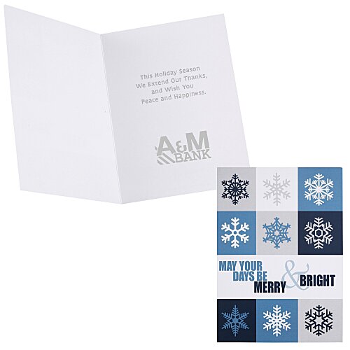 Days Be Merry Greeting Card Main Image