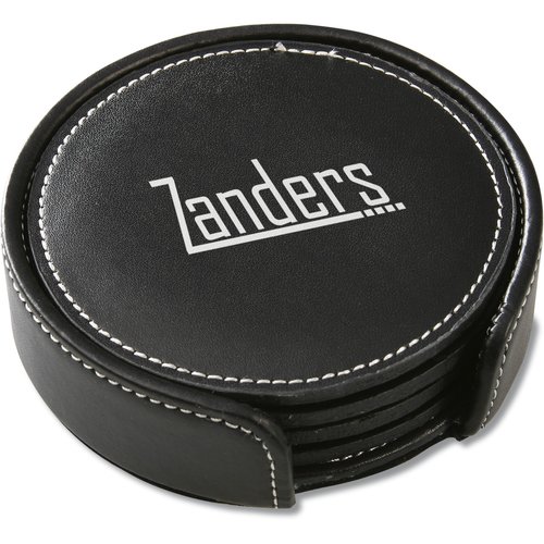 Leather Coaster Set - 24 hr Main Image