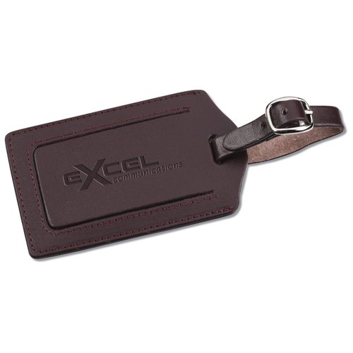 Terra Leather Luggage Tag - Closeout Main Image