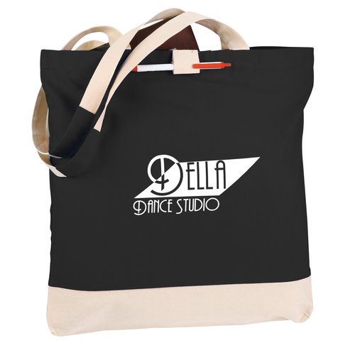 Contemporary Cotton Convention Tote - Closeout Main Image