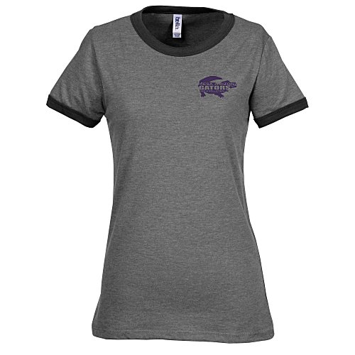 Bella+Canvas Ringer T-Shirt - Ladies' Main Image