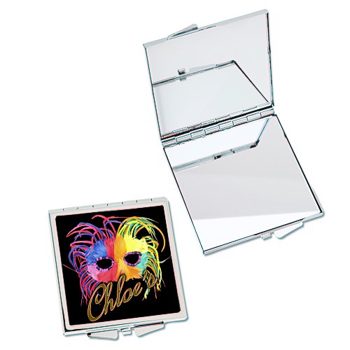 Square Metal Compact Mirror Main Image