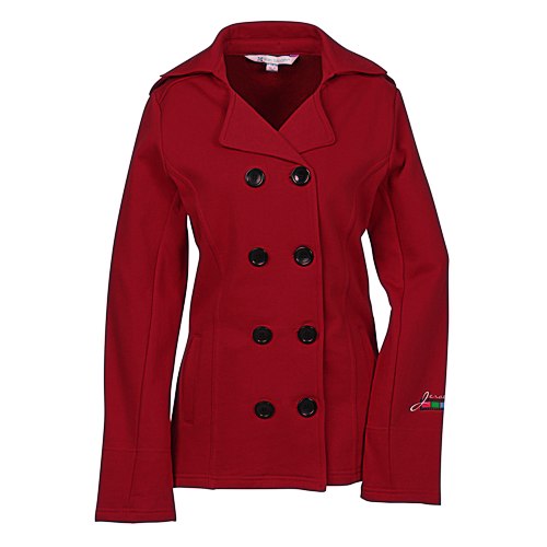 Riley Fleece Pea Coat - Ladies' Main Image