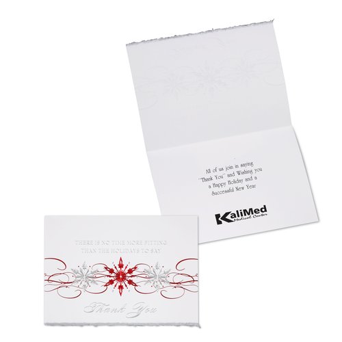 Holiday Thank You Greeting Card Main Image
