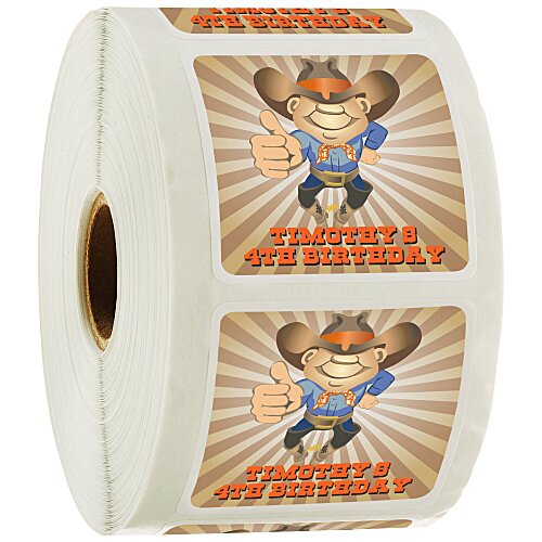 Full Color Sticker by the Roll - Square - 2" x 2" Main Image
